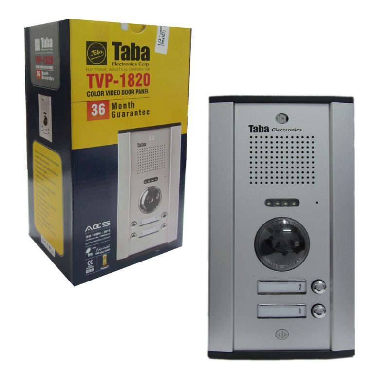 پنل دو واحدی تصویری تابا الکترونیک مدل ثمین TVP-1820