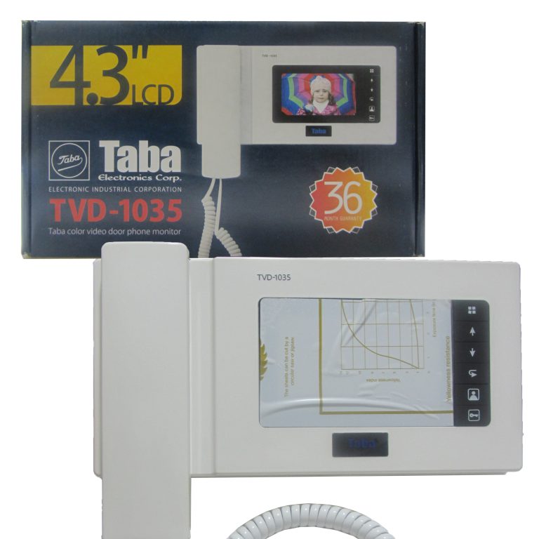 مانیتور تصویری 4.3 اینچ مدل 1035 تابا الکترونیک
