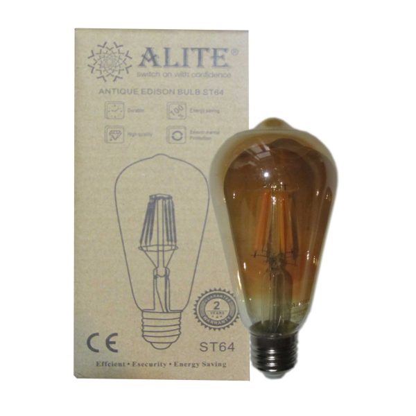 Antique edison bulb st64