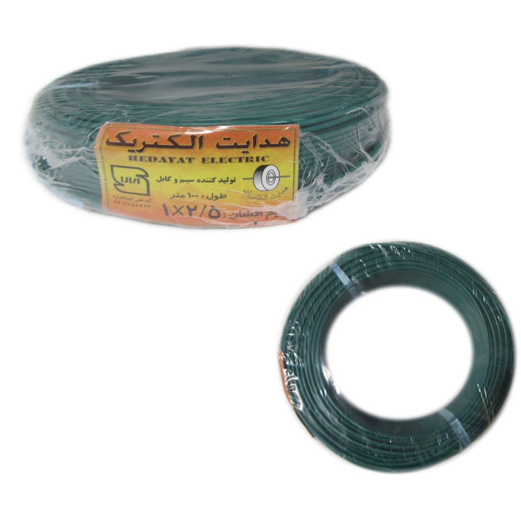 سیم 2.5 افشان هدایت حلقه 100 متری-صنایع روشنایی کیمیا