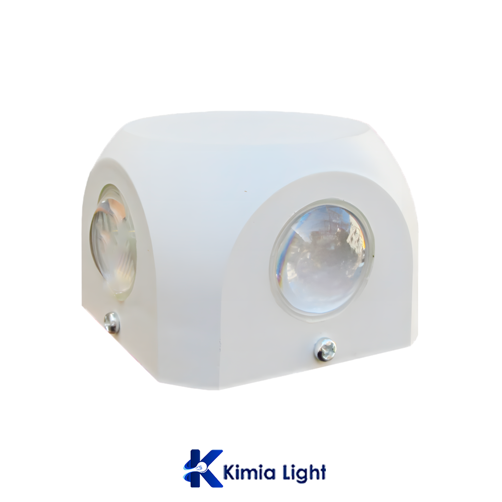 چراغ دکوراتیو دیواری 4 طرفه مودی _صنایع روشنایی کیمیا