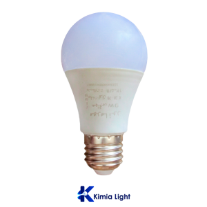 لامپ حبابی 9 وات مهرسانور _ صنایع روشنایی کیمیا